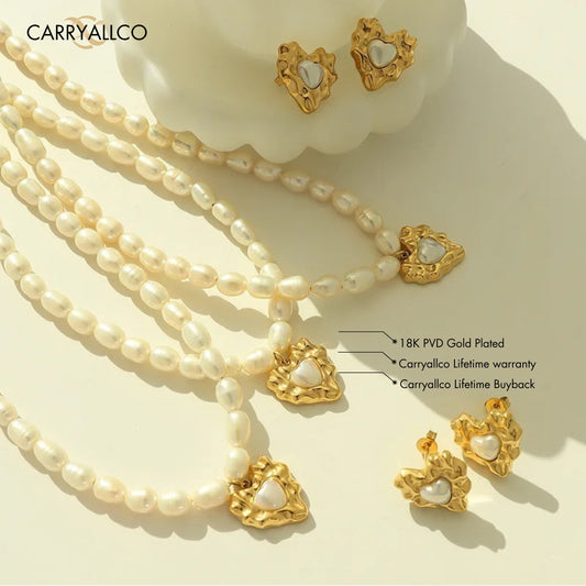 Carryallco Freshwater Pearl Grace Necklace Set