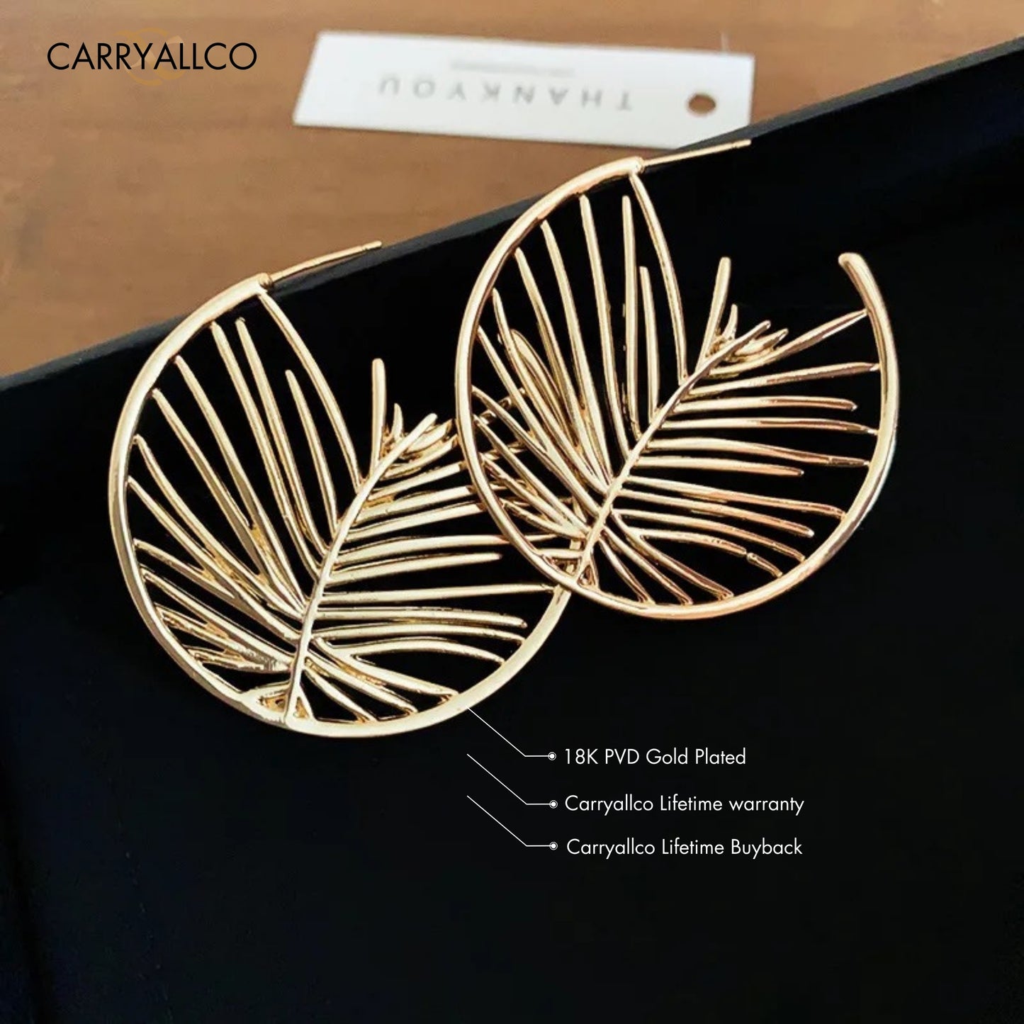 Carryallco Quirky Leaf Earring