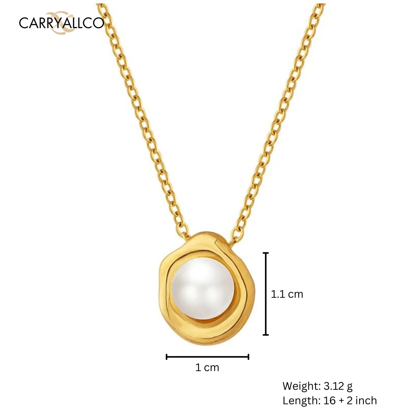 Carryallco Pearl Cascade Necklace