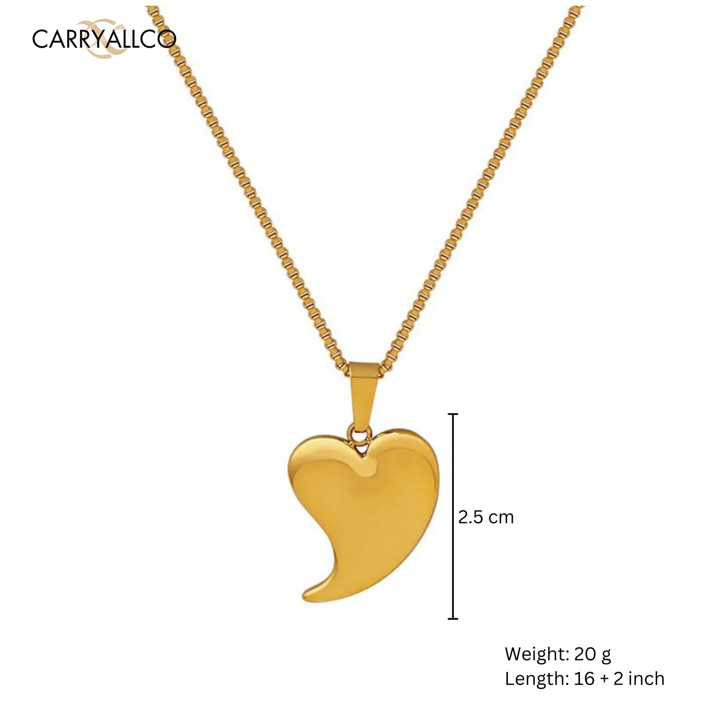 Carryallco 18K Gold Plated Infinite Love Twist Necklace – Demi-Fine