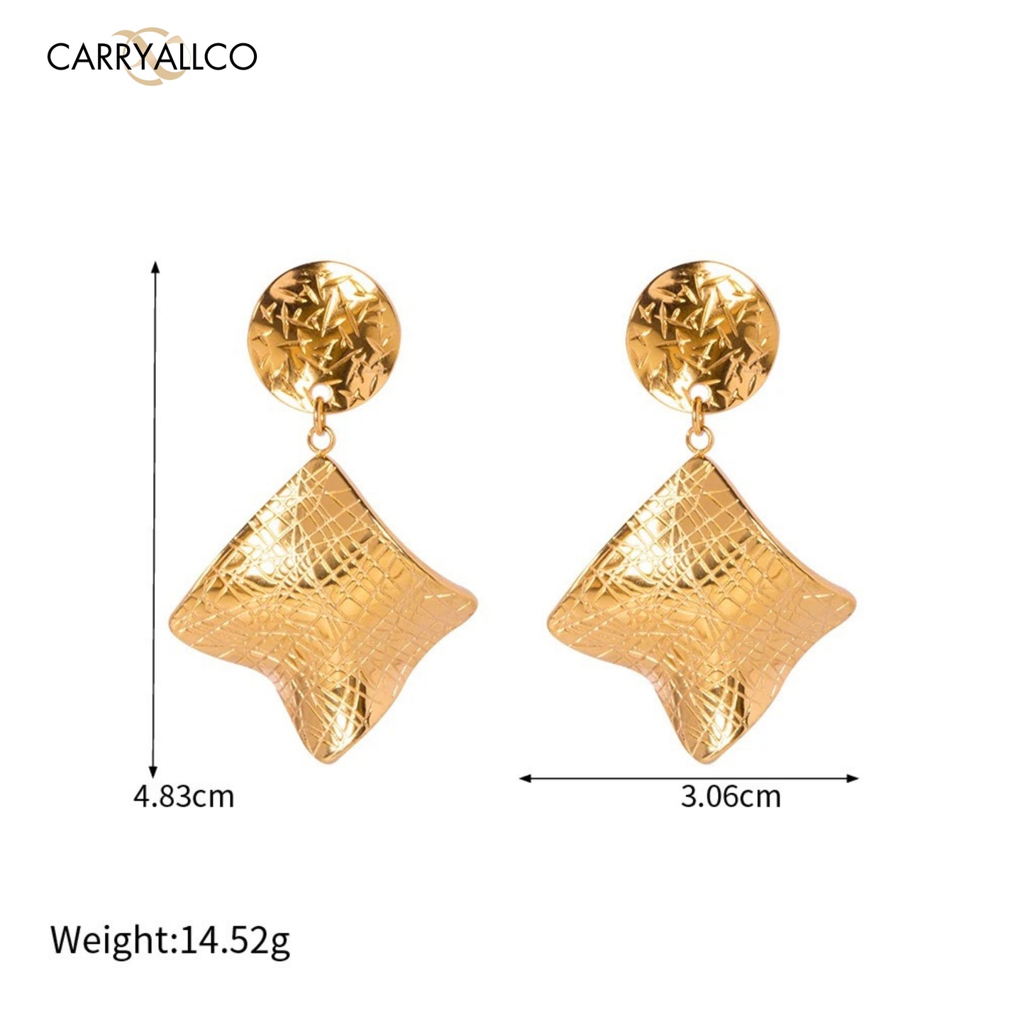 Carryallco Bump Lava Irregular Drop Earring