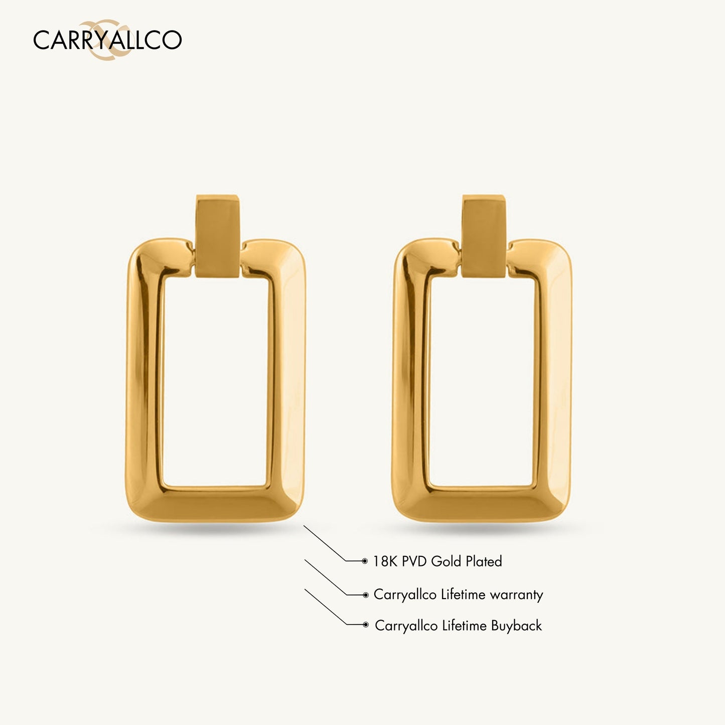 Carryallco Milano Minimalist Earrings