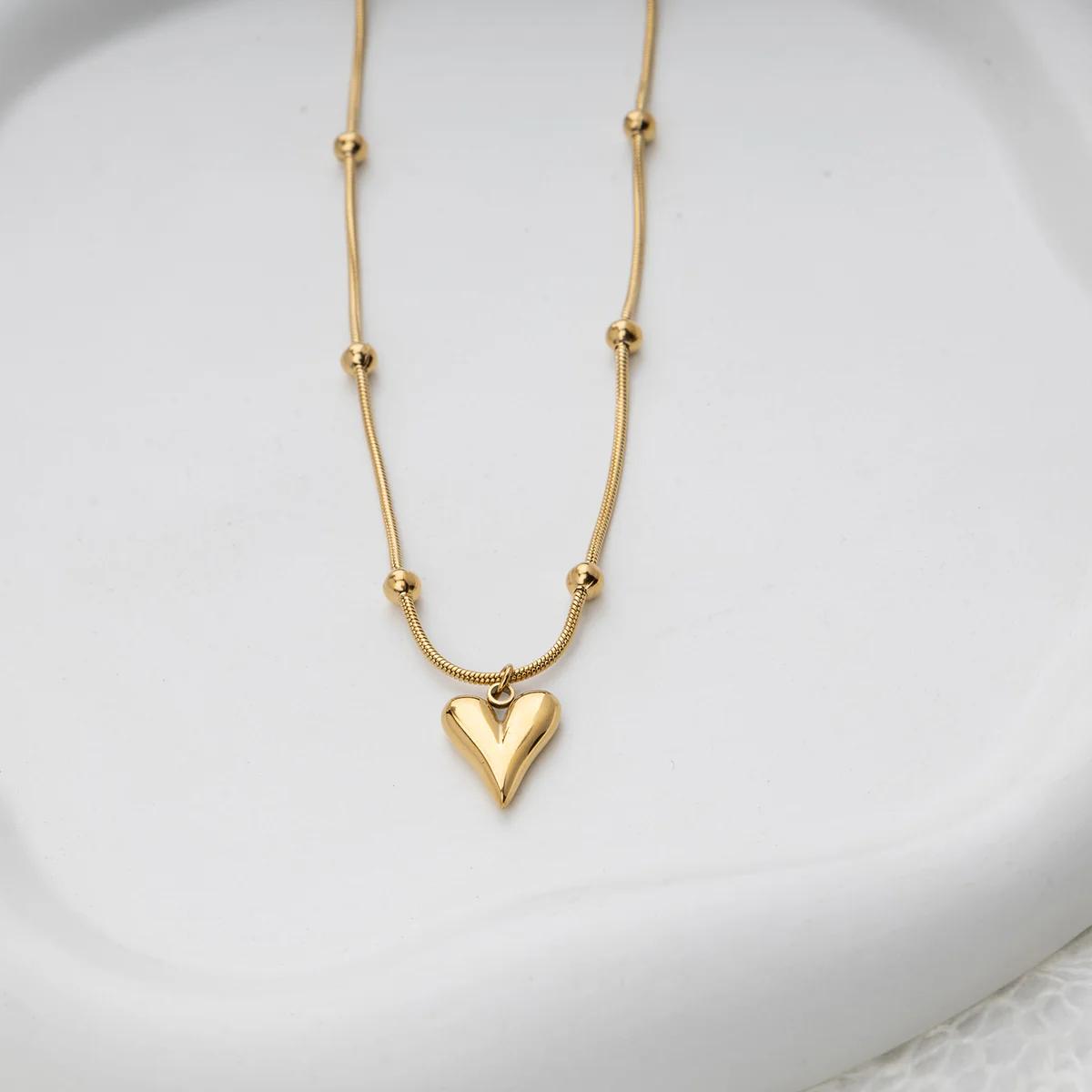 Carryallco Dagger Heart Pendant Necklace