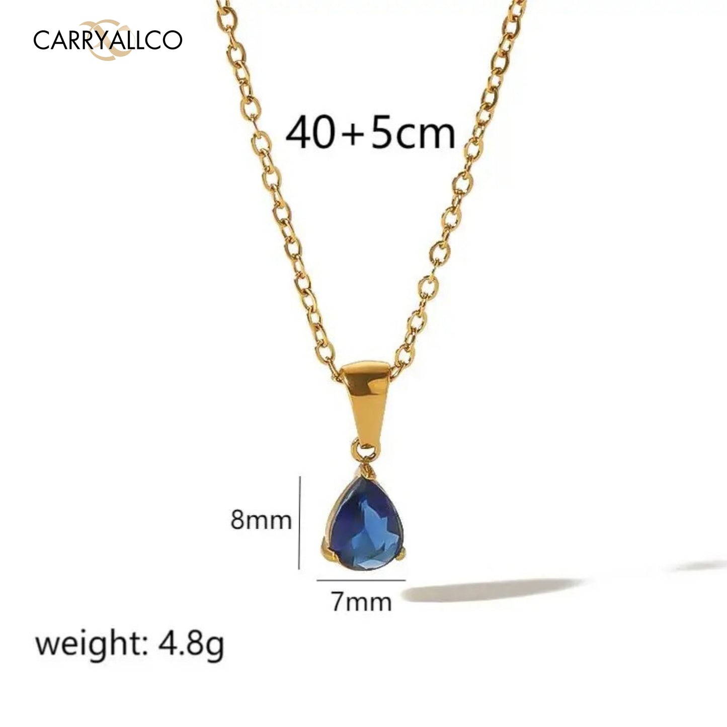 Carryallco Ethereal Blue Stone Pendant