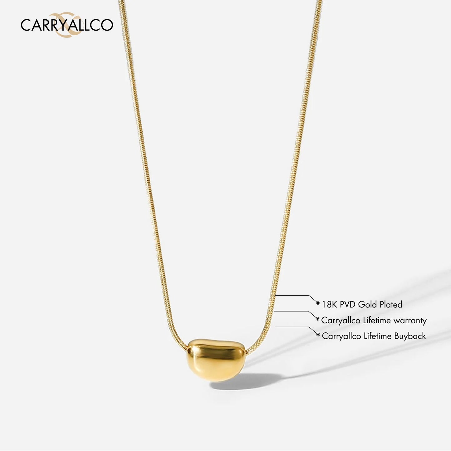 Carryallco Acacia Bean Pendant Chain