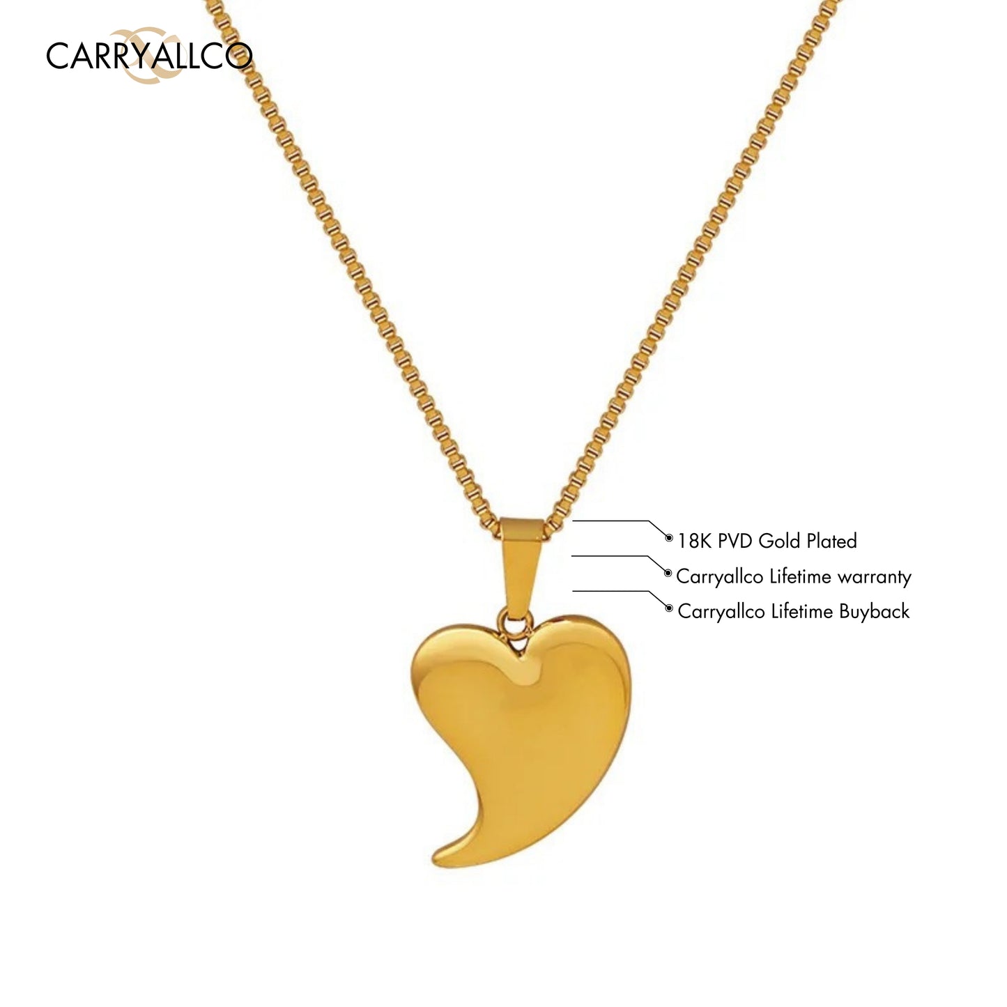 Carryallco Infinite Love Twist Necklace