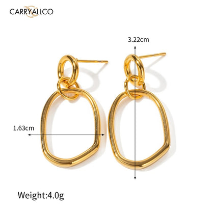 Carryallco Minimal Luxe Hex Earrings