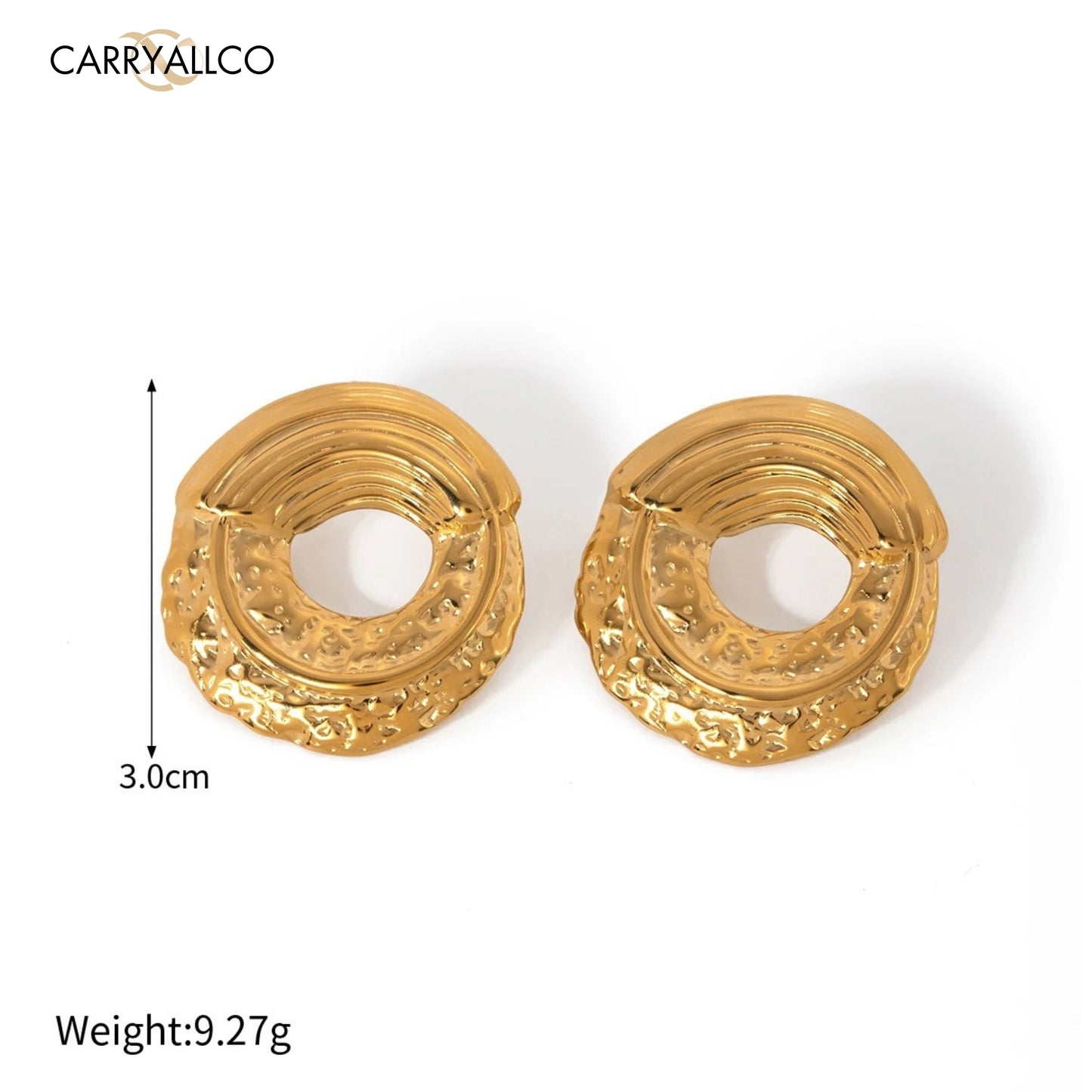 Carryallco Ethereal Hollow Statement Earrings