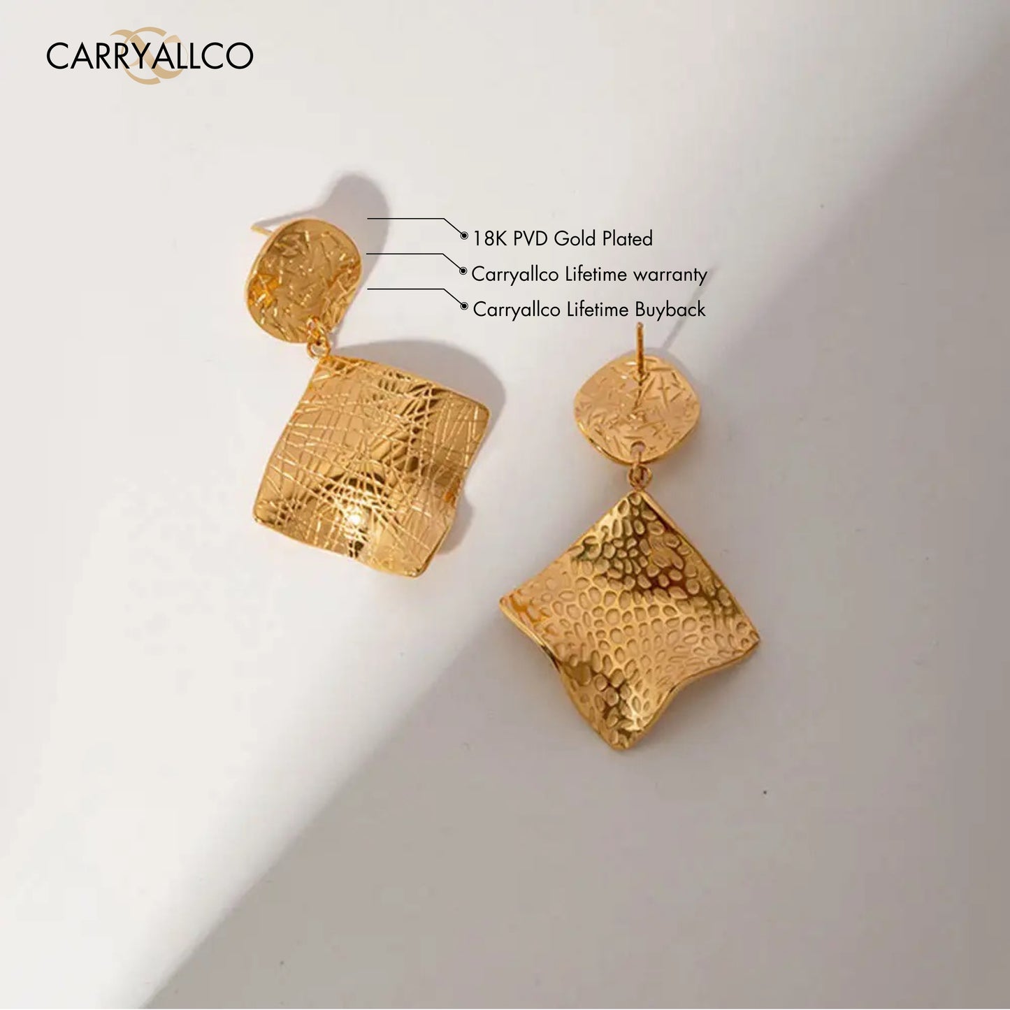 Carryallco Bump Lava Irregular Drop Earring