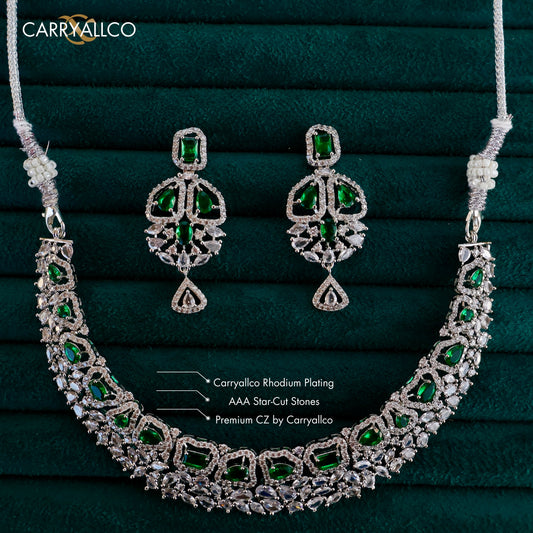 Carryallco Emerald Bloom Choker Set