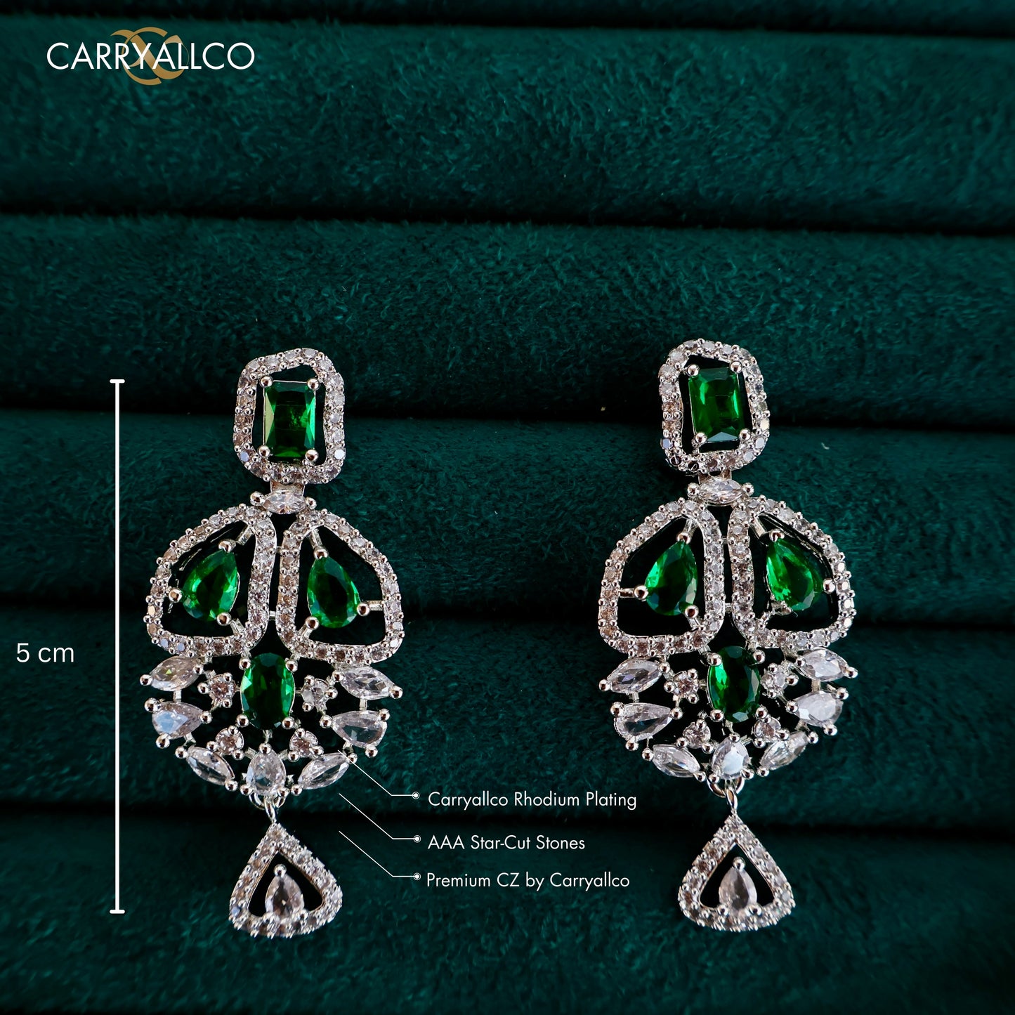 Carryallco Emerald Bloom Choker Set