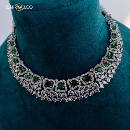 Carryallco Emerald Bloom Choker Set