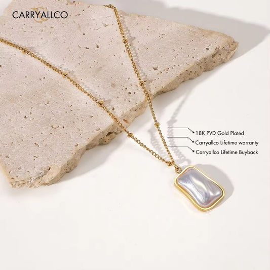 Carryallco Ivory Drift Pearl Necklace