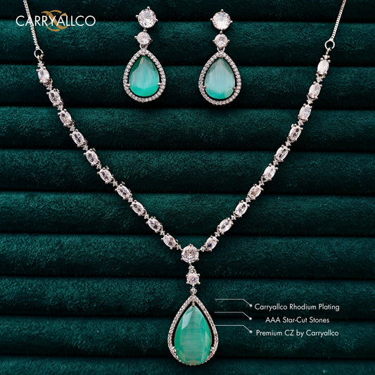 Carryallco Mint Majesty Necklace Set