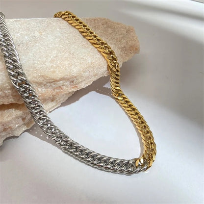 Carryallco Silver and Gold Linked Chain