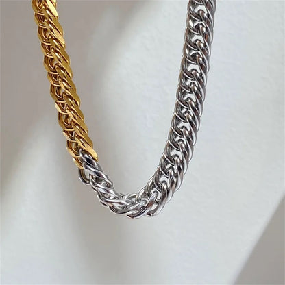 Carryallco Silver and Gold Linked Chain