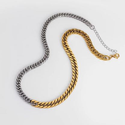 Carryallco Silver and Gold Linked Chain