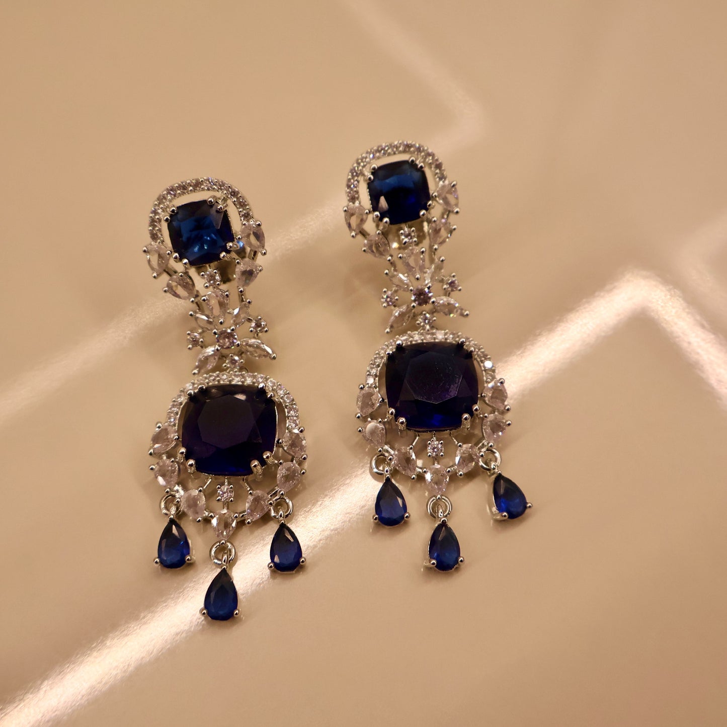 Carryallco Aurora Sapphire Radiance Earrings