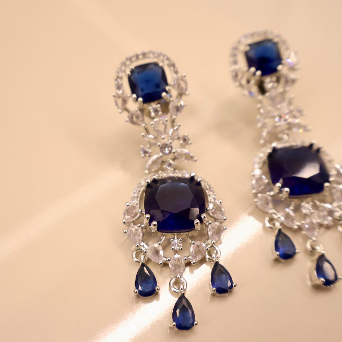 Carryallco Aurora Sapphire Radiance Earrings