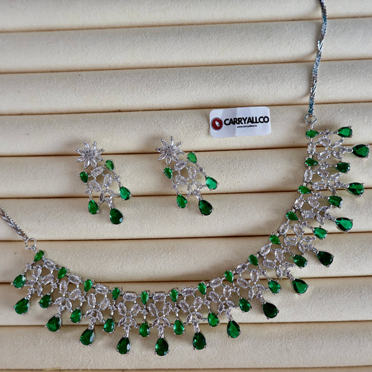 Carryallco Emerald Grace Necklace Set